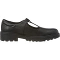 Black - Back - Geox Girls J Casey G. E Leather School Shoe