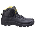 Black - Back - Amblers Safety Mens FS220 Waterproof Lace Up Safety Boot