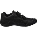 Black - Back - Geox Boys J Wader A Touch Fastening Leather Shoe