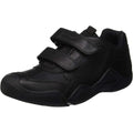 Black - Front - Geox Boys J Wader A Touch Fastening Leather Shoe