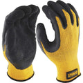 Yellow-Black - Lifestyle - DeWalt Latex Coated Gripper Gloves