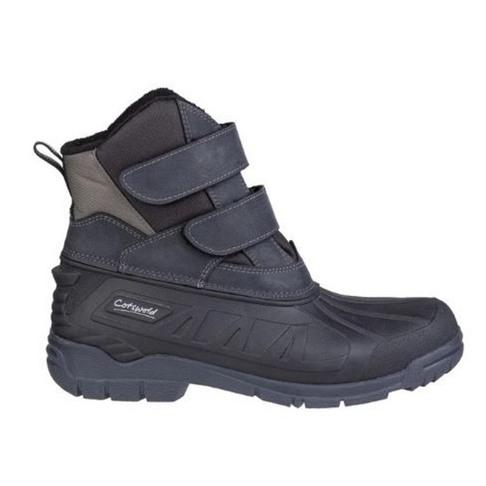 Black - Back - Cotswold Womens-Ladies Kempsford Wellington Boot