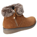 Tan - Lifestyle - Hush Puppies Womens-Ladies Penny Zip Ankle Boot