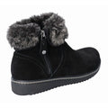 Black - Lifestyle - Hush Puppies Womens-Ladies Penny Zip Ankle Boot