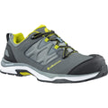 Grey-Combined - Front - Mens Leather Ultratrail Low Lace Up Safety Shoe