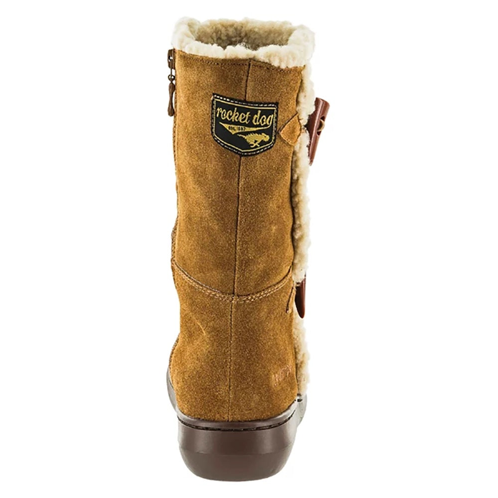 Chestnut - Side - Rocket Dog Womens-Ladies Slope Mid Calf Winter Boot