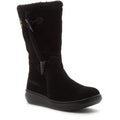 Black - Front - Rocket Dog Womens-Ladies Slope Mid Calf Winter Boot