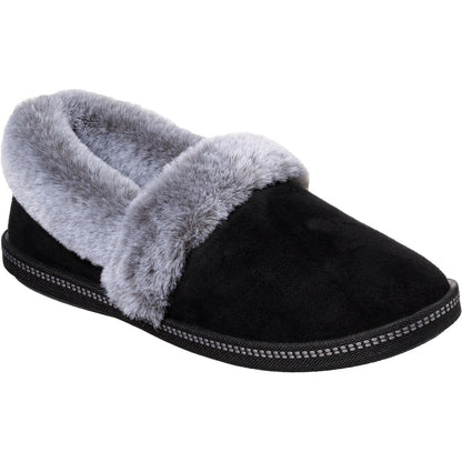Black - Front - Skechers Womens Fur Lined Slipper
