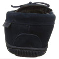 Navy - Pack Shot - Hush Puppies Mens Ace Slip On Leather Slipper