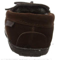 Chocolate - Pack Shot - Hush Puppies Mens Ace Slip On Leather Slipper
