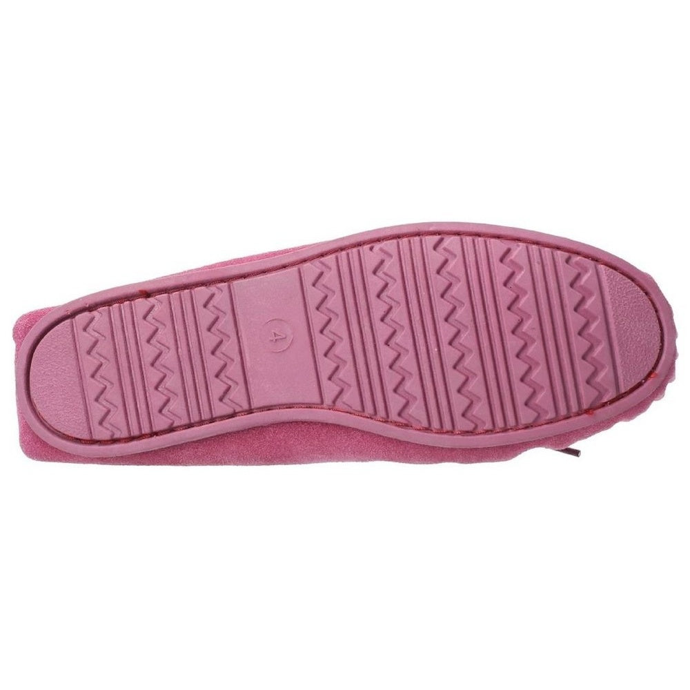 Rose - Lifestyle - Hush Puppies Womens-Ladies Allie Slip On Leather Slipper