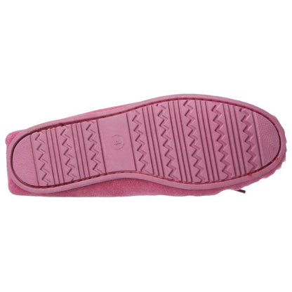 Rose - Lifestyle - Hush Puppies Womens-Ladies Allie Slip On Leather Slipper