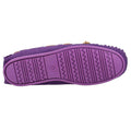 Purple - Lifestyle - Hush Puppies Womens-Ladies Allie Slip On Leather Slipper