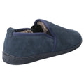 Navy - Lifestyle - Hush Puppies Mens Arnold Slip On Leather Slipper