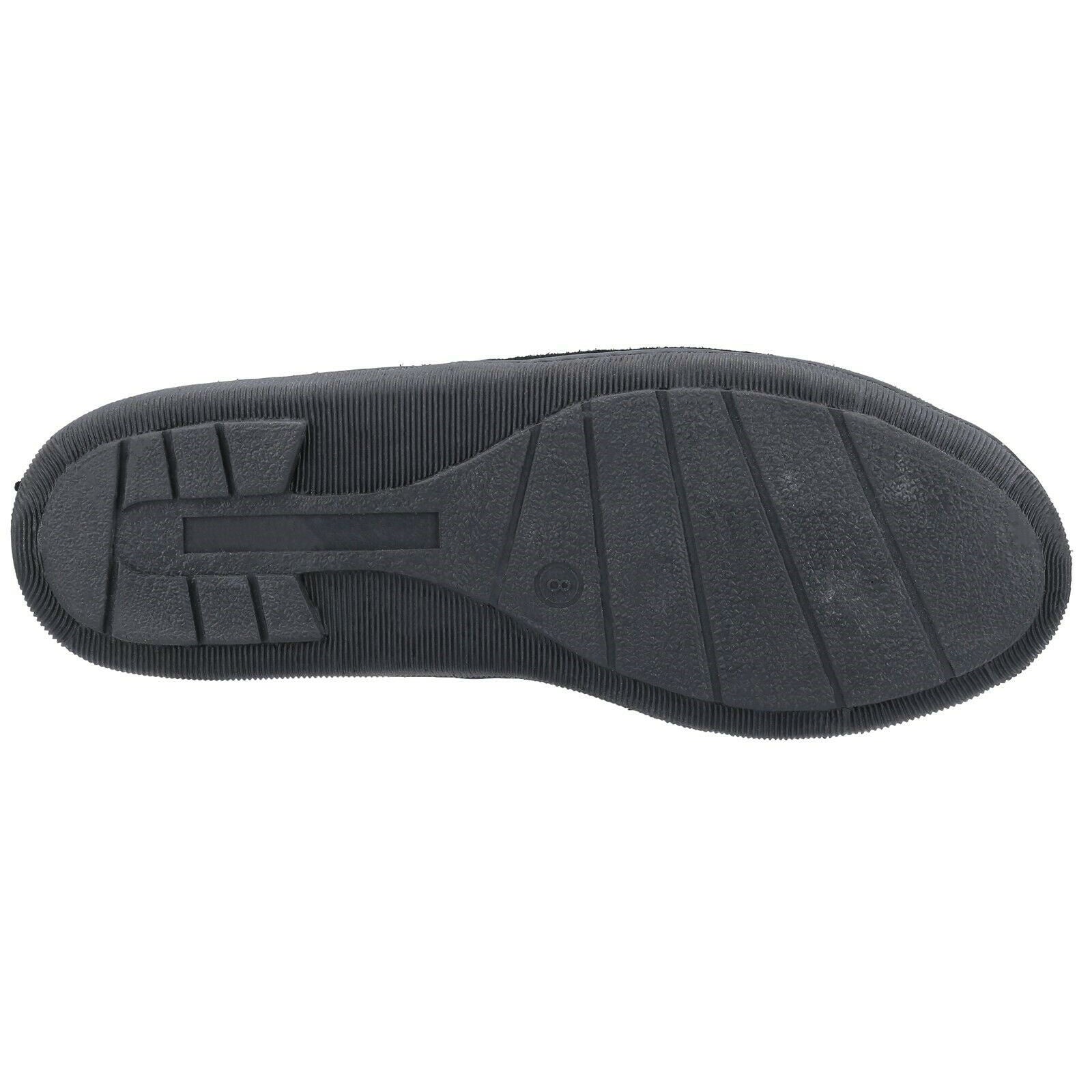 Black - Lifestyle - Hush Puppies Mens Arnold Slip On Leather Slipper