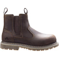 Brown - Back - Amblers Safety Womens AS101 Alice Slip On Safety Boot