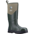 Moss - Front - Muck Boots Unisex Adults Chore Max S5 Safety Welllington
