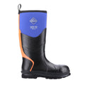 Blue-Orange - Back - Muck Boots Unisex Adults Chore Max S5 Safety Welllington