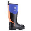 Blue-Orange - Close up - Muck Boots Unisex Adults Chore Max S5 Safety Welllington