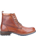 Tan - Back - Cotswold Mens Dauntsey Lace Up Leather Boot