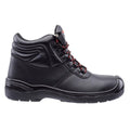 Black - Back - Centek Mens FS336 S3 Lace Up Leather Safety Boot