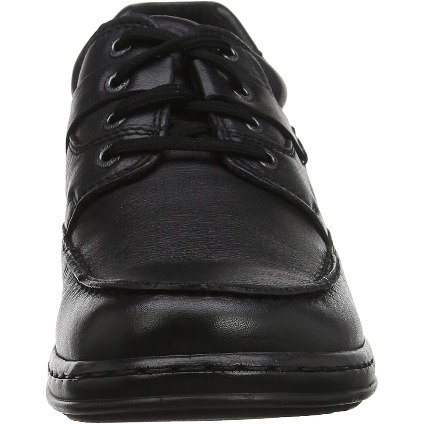 Black - Lifestyle - Hush Puppies Randall II Mens Leather Lace Up Shoe