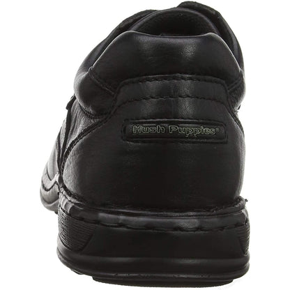 Black - Pack Shot - Hush Puppies Randall II Mens Leather Lace Up Shoe