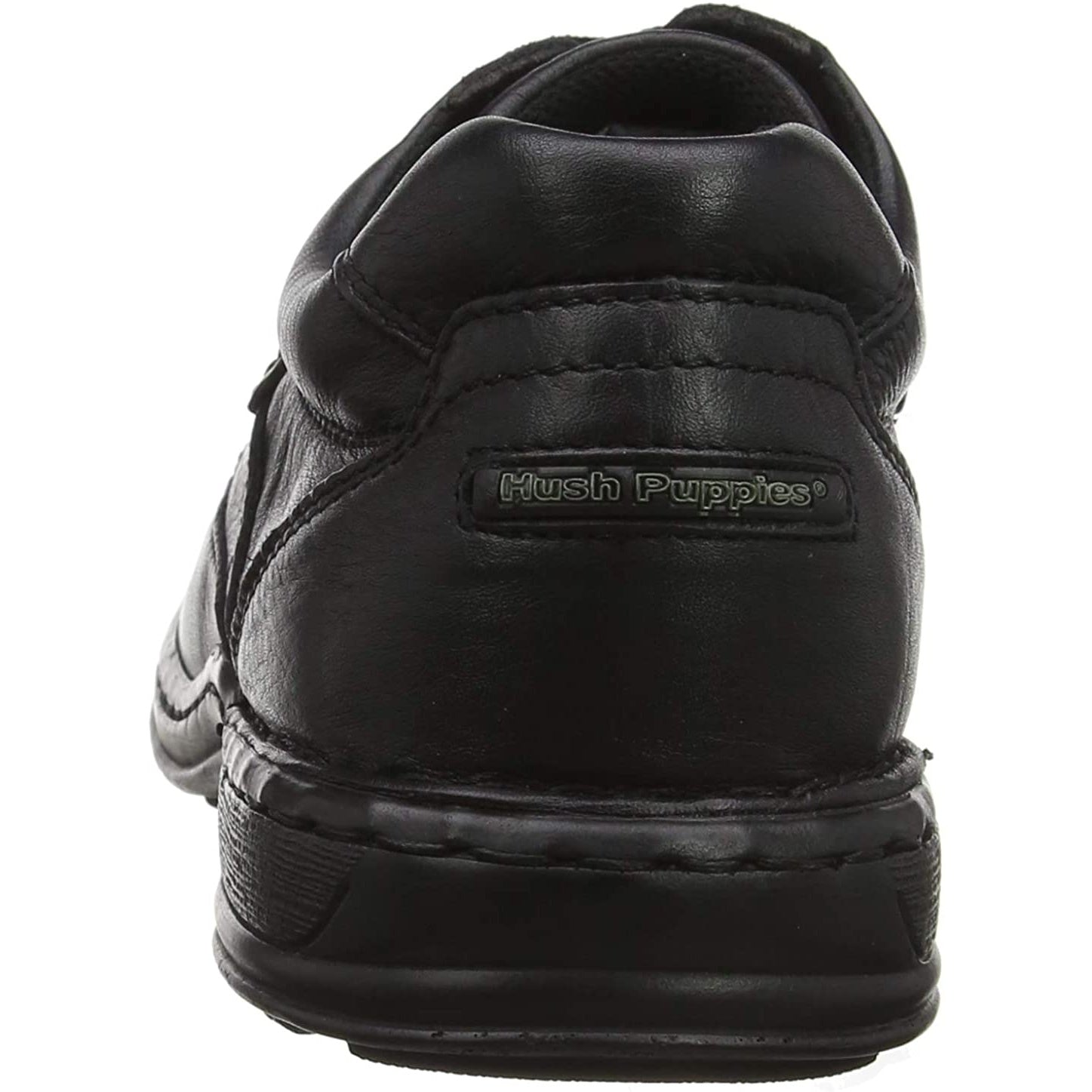 Black - Pack Shot - Hush Puppies Randall II Mens Leather Lace Up Shoe