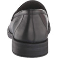 Black - Side - Geox Girls Agata D Slip On Leather Shoe