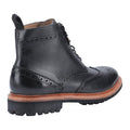 Black - Side - Cotswold Mens Rissington Commando Lace Up Leather Dress Boot