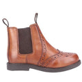 Tan - Back - Cotswold Childrens-Kids Nympsfield Leather Chelsea Boot