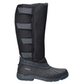 Black - Back - Cotswold Mens Kemble Knee High Wellington Boots