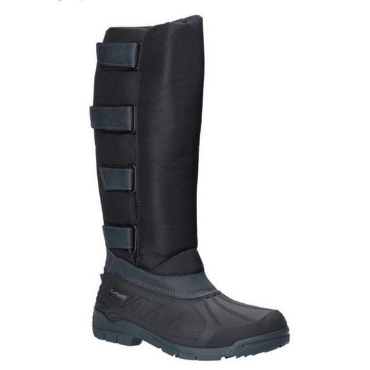 Black - Front - Cotswold Mens Kemble Knee High Wellington Boots