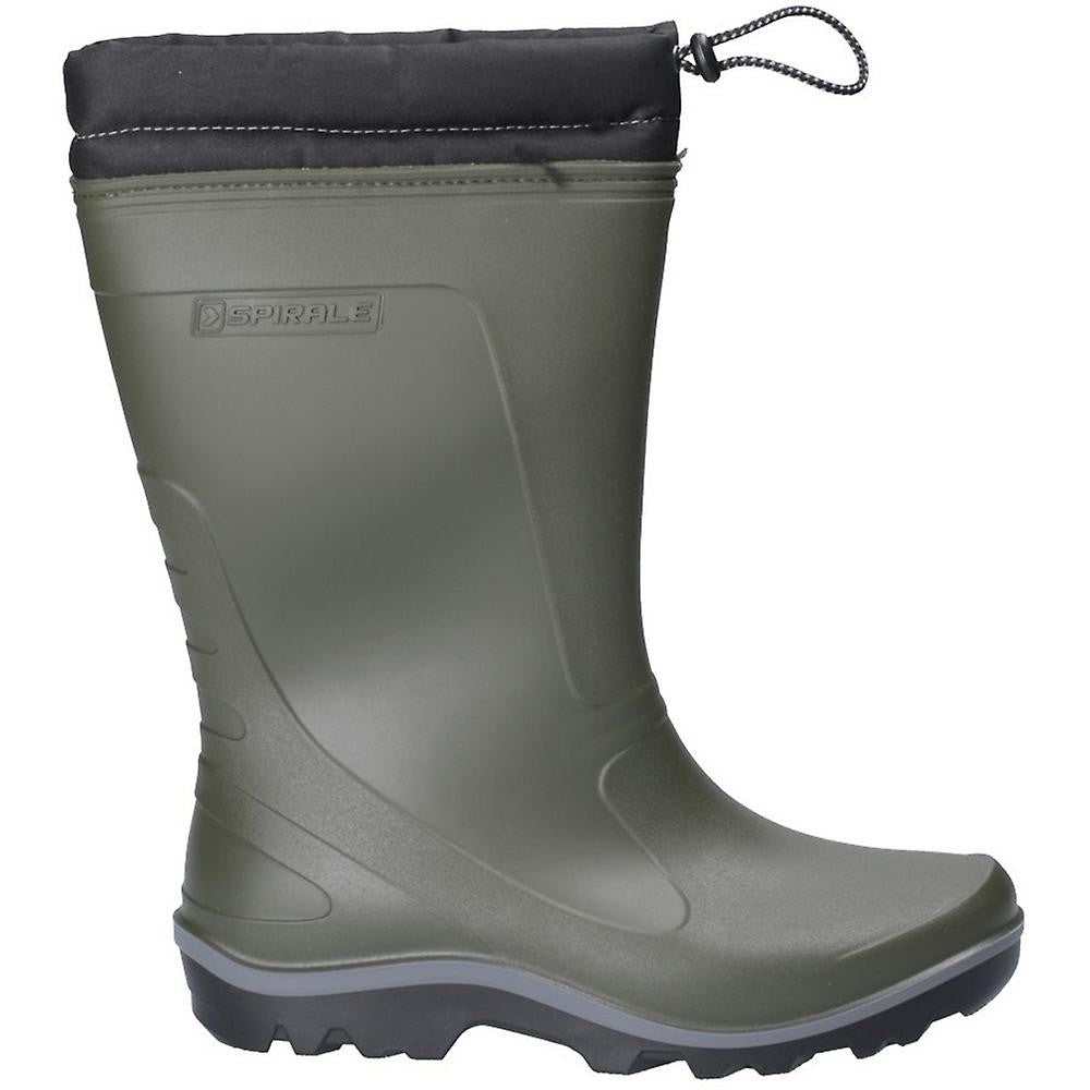 Green - Back - Cotswold Womens-Ladies Minchinhampton Tie Wellington Boots