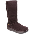 Chocolate - Back - Rocket Dog Sugardaddy Womens-Ladies Leather Pull On Boot