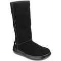 Black - Back - Rocket Dog Sugardaddy Womens-Ladies Leather Pull On Boot