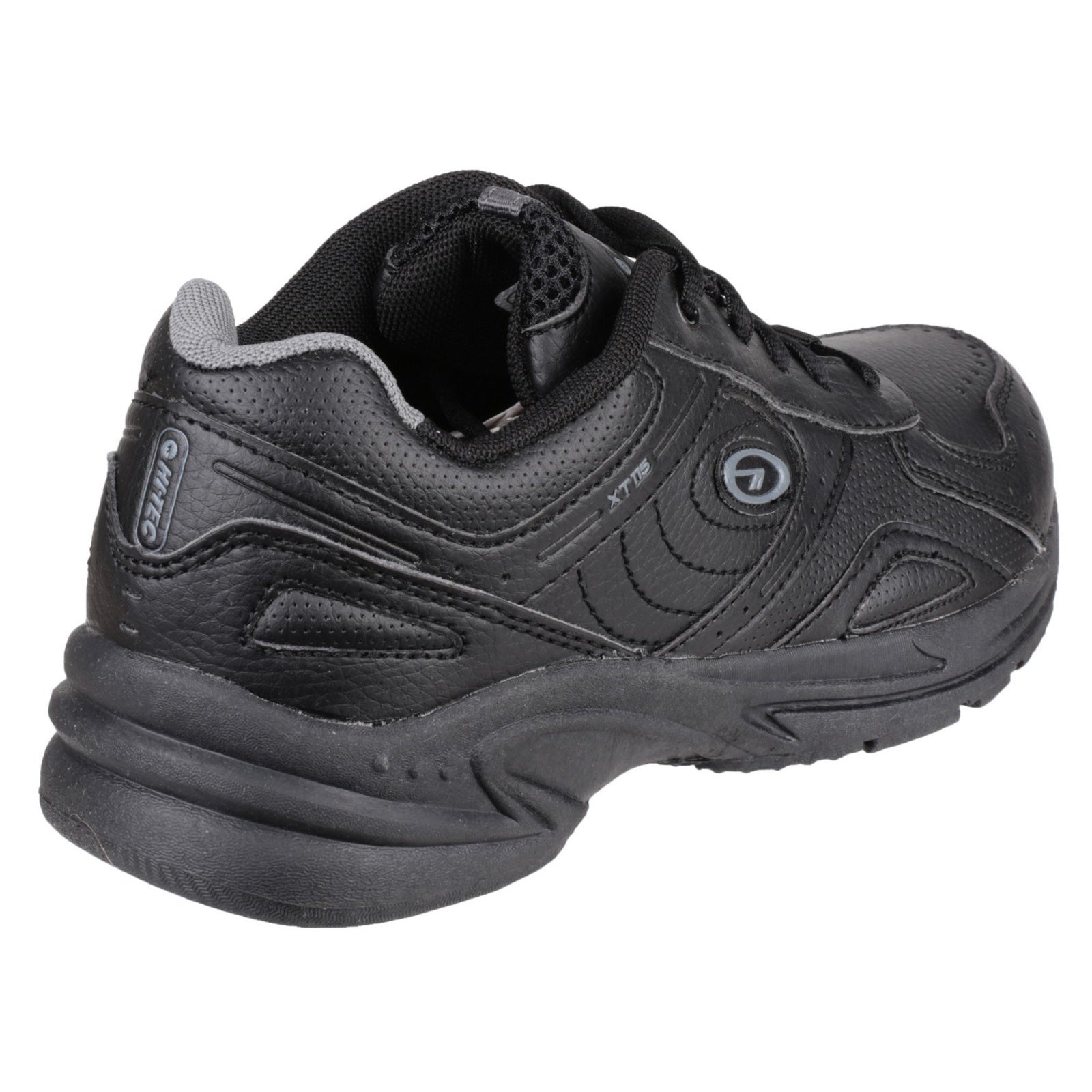 Black - Side - Hi-Tec XT115 Lace Shoe - Boys Shoes-Trainers