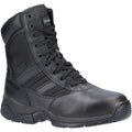 Black - Front - Magnum Panther 8.0 Mens Leather Steel Toe Safety Boots