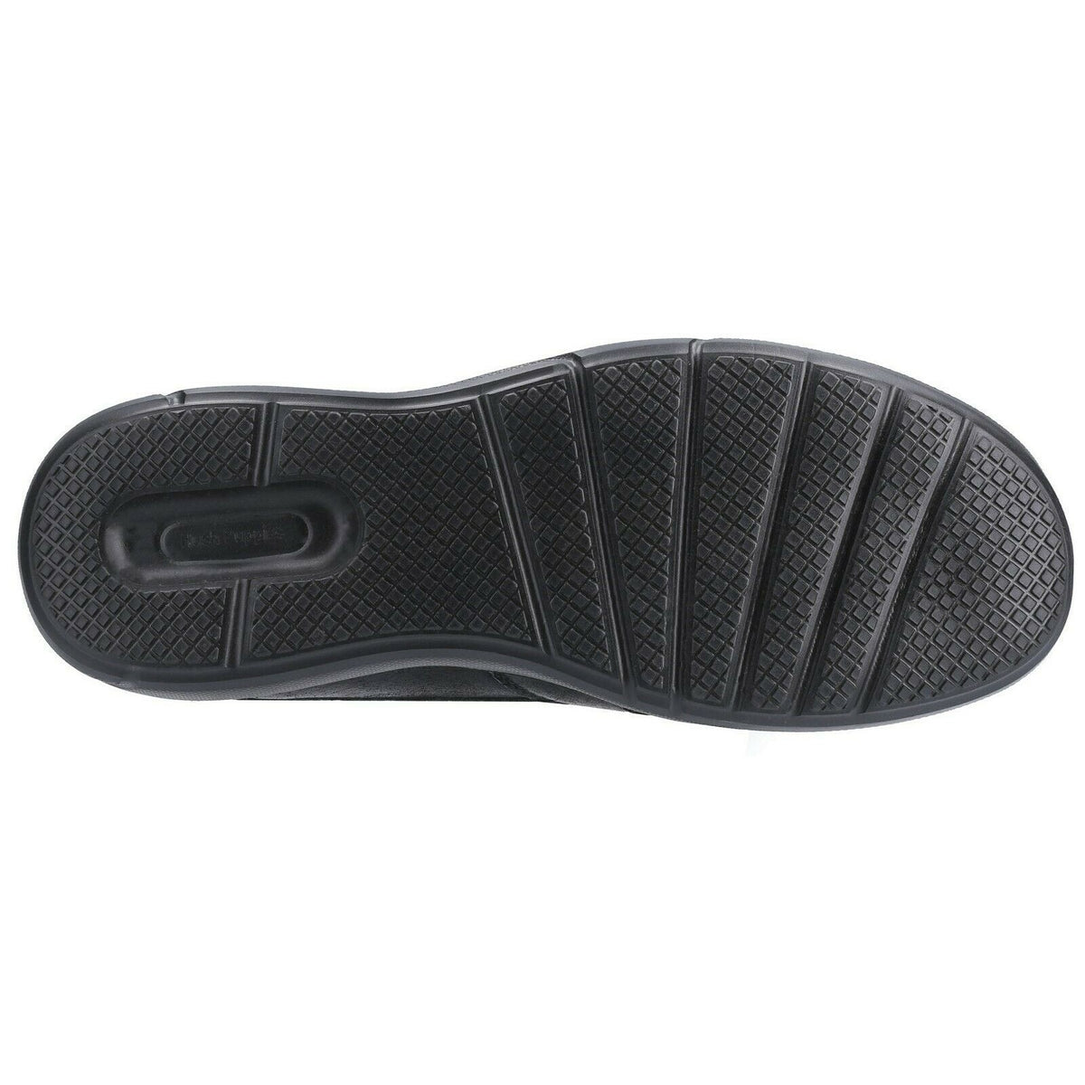 Black - Lifestyle - Hush Puppies Mens Aaron Slip On Leather Shoe
