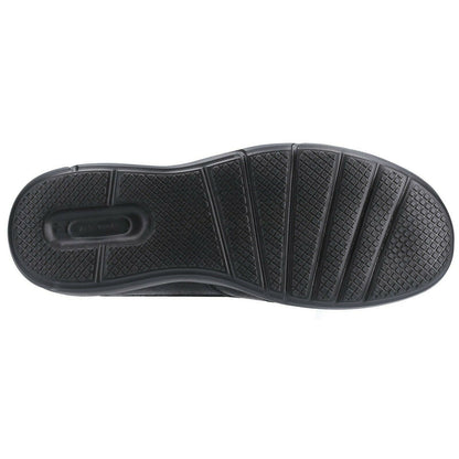 Black - Lifestyle - Hush Puppies Mens Aaron Slip On Leather Shoe