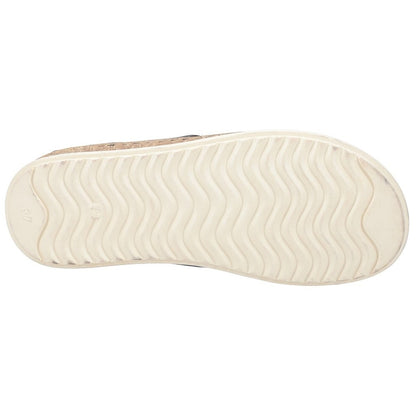 Black - Side - Hush Puppies Womens-Ladies Elena Leather Wedge Sandal