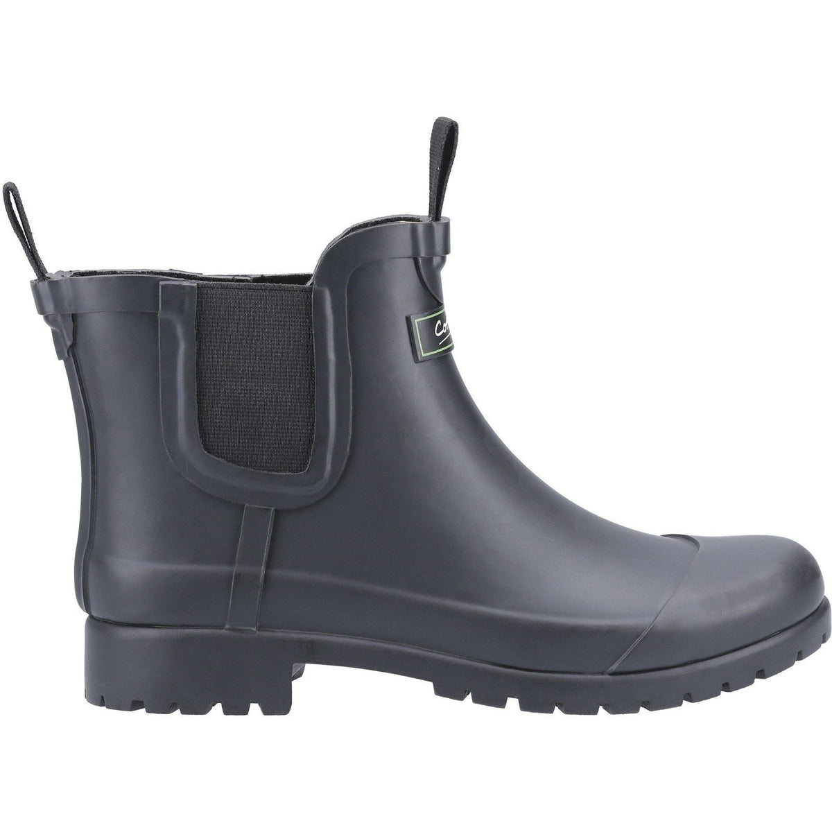 Black - Back - Cotswold Womens-Ladies Blenheim Wellington Boot