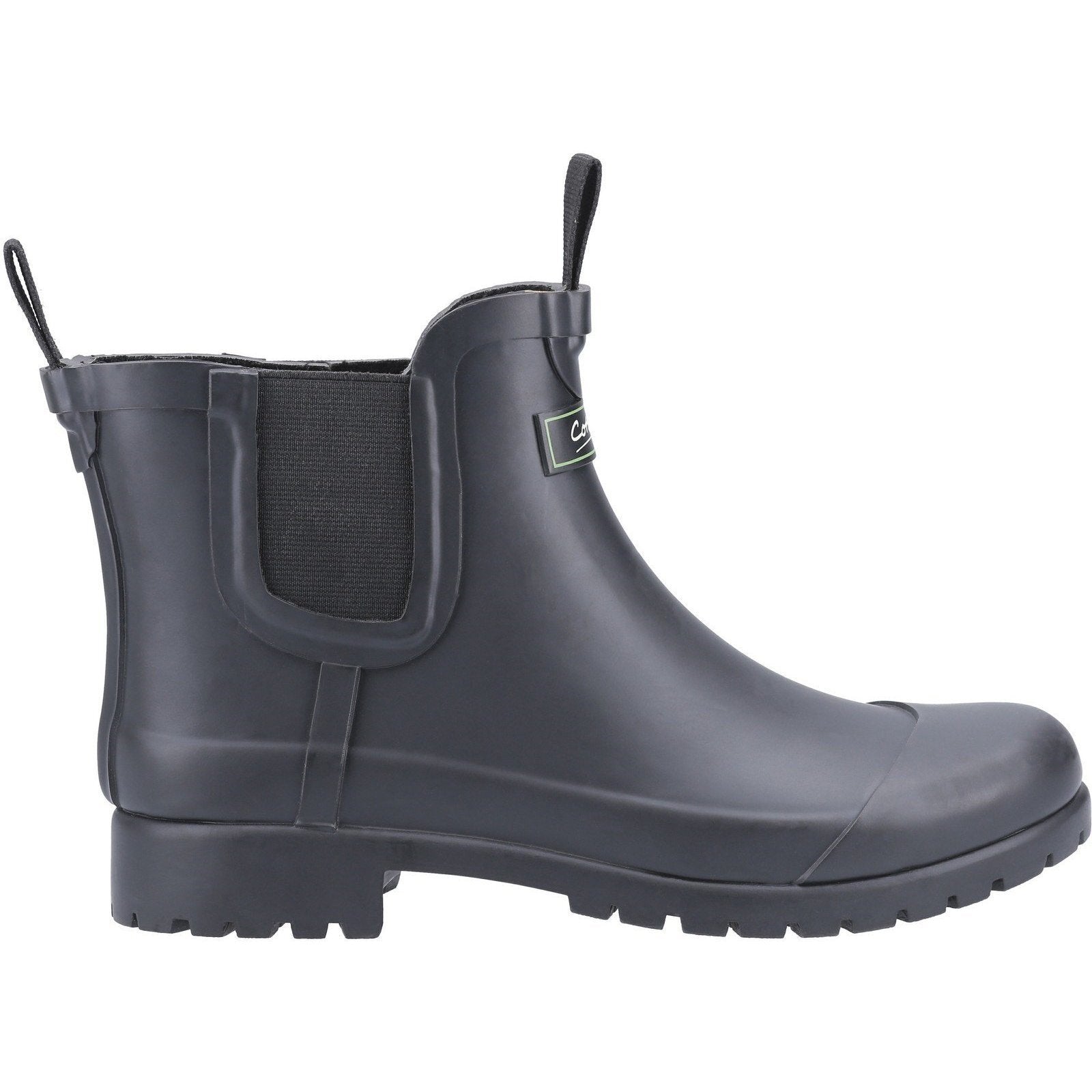 Black - Back - Cotswold Womens-Ladies Blenheim Wellington Boot