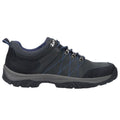 Navy - Back - Cotswold Mens Toddington Lace Up Nubuck Leather Shoe