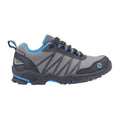 Blue-Grey - Front - Cotswold Childrens-Kids Little Dean Lace Up Hiking Waterproof Trainer