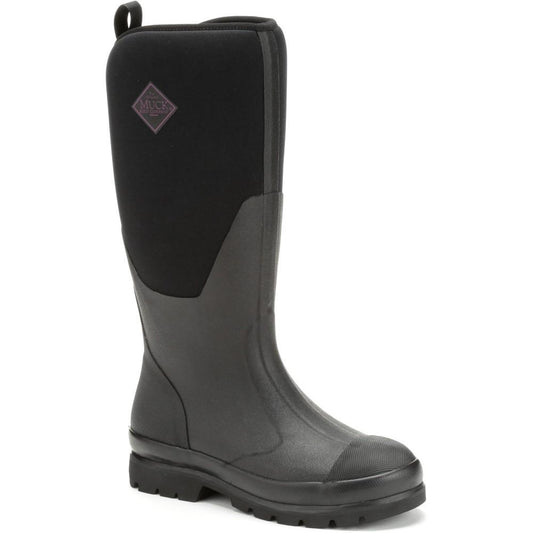 Black - Front - Muck Boots Womens-Ladies Chore Wellington Boots