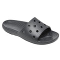 Black - Front - Crocs Unisex Adult Classic Sliders