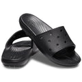 Black - Close up - Crocs Unisex Adult Classic Sliders
