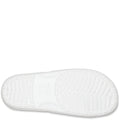 White - Side - Crocs Unisex Adult Classic Sliders