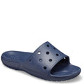 Navy - Front - Crocs Unisex Adult Classic Sliders